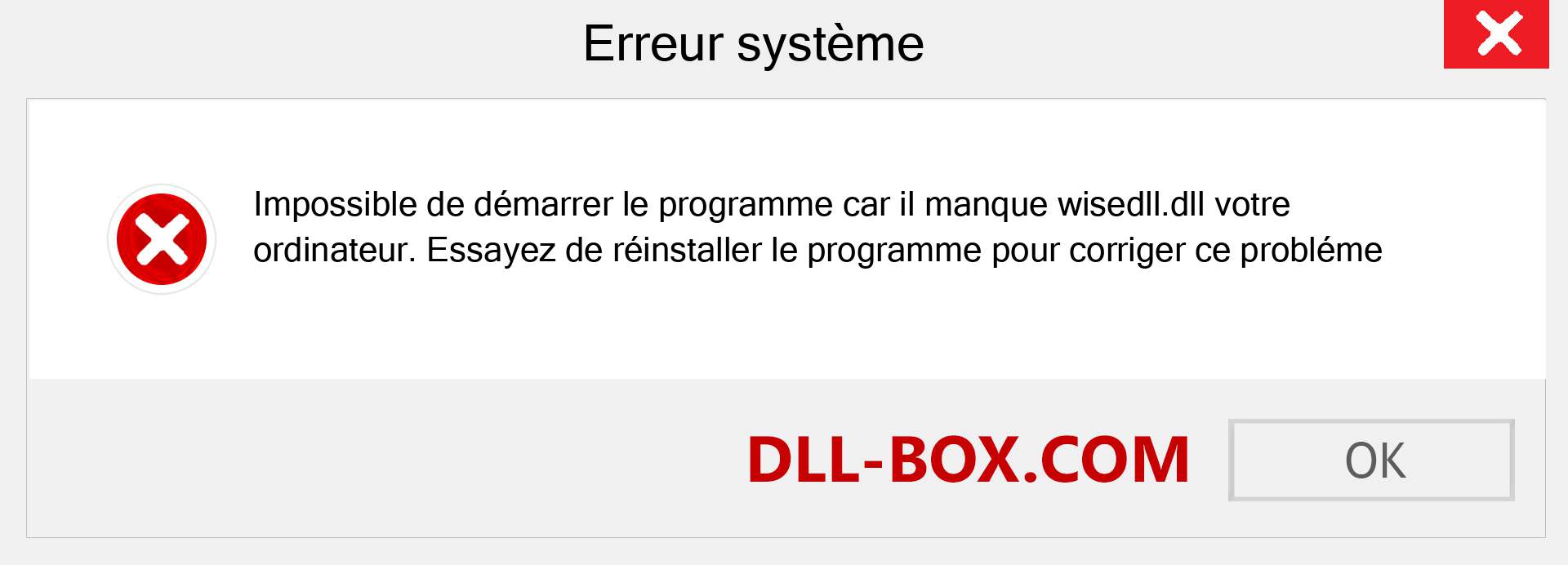 Le fichier wisedll.dll est manquant ?. Télécharger pour Windows 7, 8, 10 - Correction de l'erreur manquante wisedll dll sur Windows, photos, images